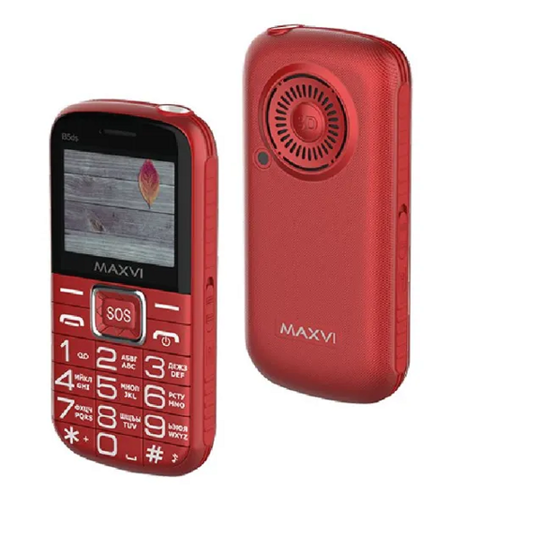 Maxvi B5ds Red телефон